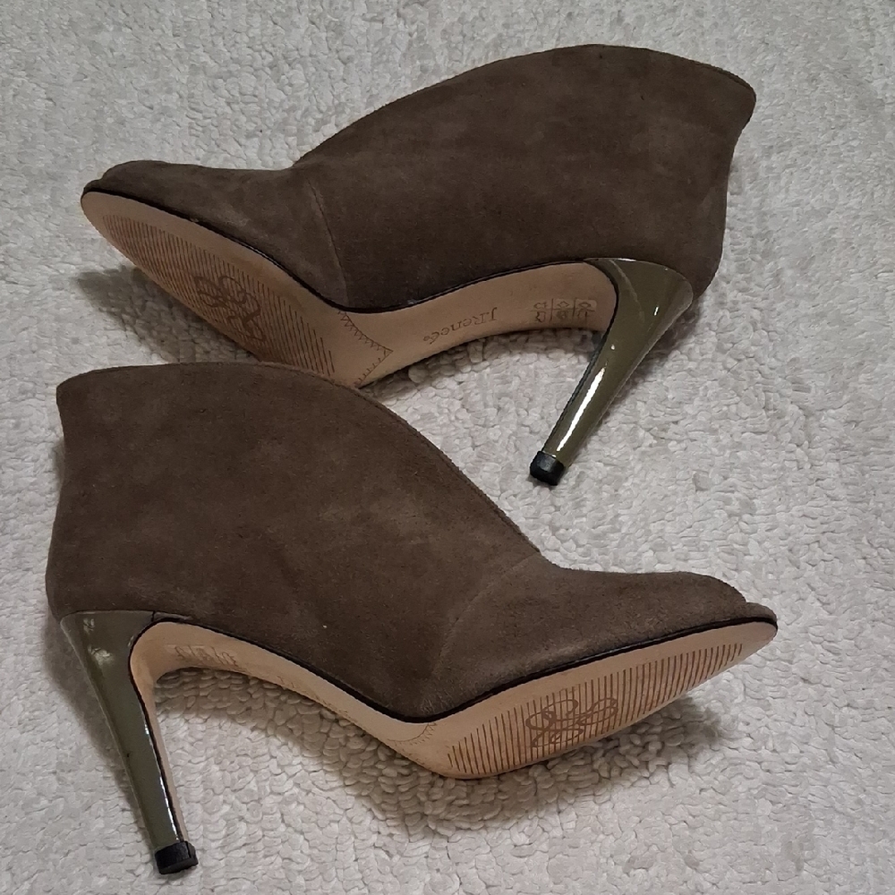 J.Renee Taupe Peep-Toe Heels - Picture 3 of 7